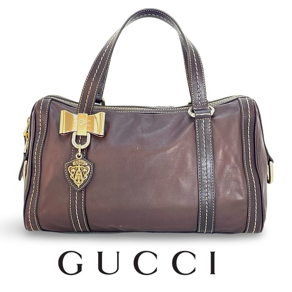 Gucci Handbags - EUC ✨ Gucci Duchessa Leather Boston Bag! ✨